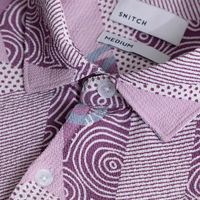 Abstract Trio Lilac Shirt - View 2