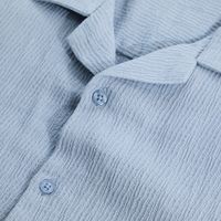 Light Blue Relaxed Fit Plus Size Co-ords - View 2