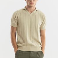 Nordic Beige Polo T-Shirt - View 2