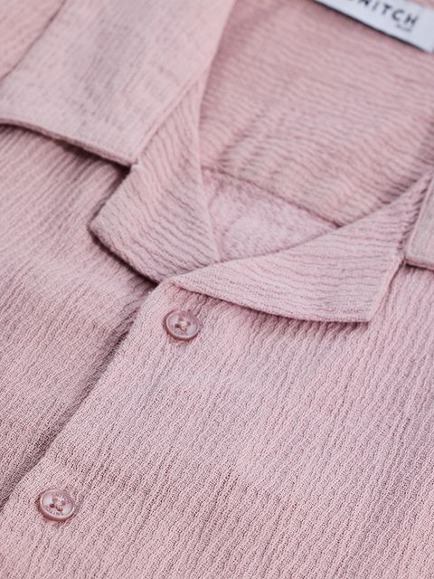 Pastel Pink Relaxed Fit Plus Size Co-ords - View 2