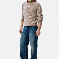 Regular Fit Jacquard Knit Sweater - View 2