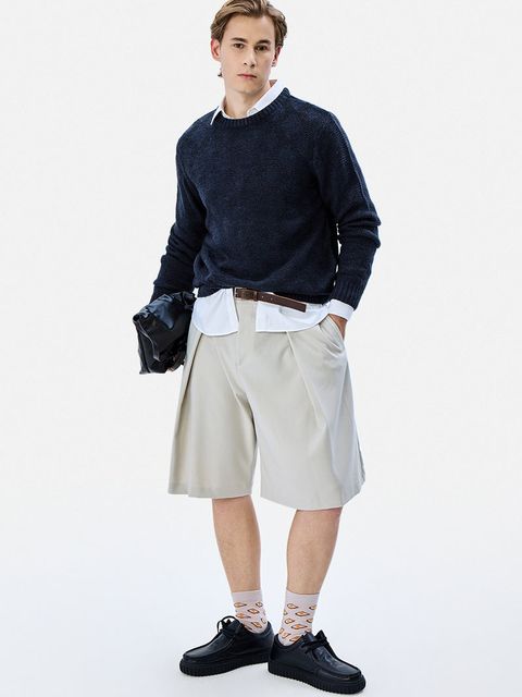 Regular Fit Textured Knit Sweater - View 2